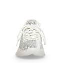 Steve Madden baskets blanches en textile orné de strass