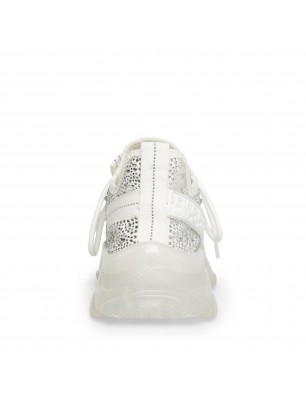 Steve Madden baskets blanches en textile orné de strass