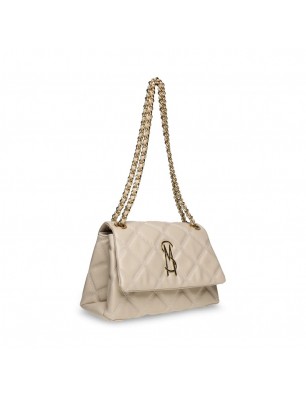 Steve Madden Sac beige matelassé avec chaine dorée