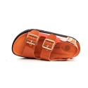 Genuins sandales vernis orange vegan