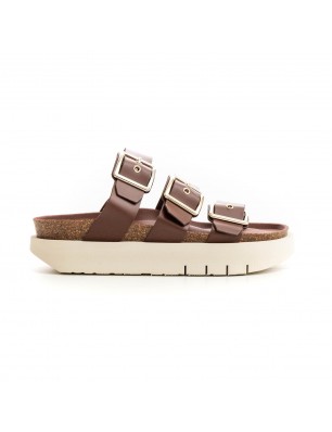 Genuins sandales vegan marron