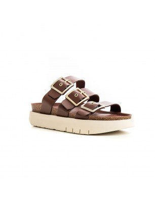 Genuins sandales vegan marron