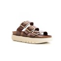 Genuins sandales vegan marron