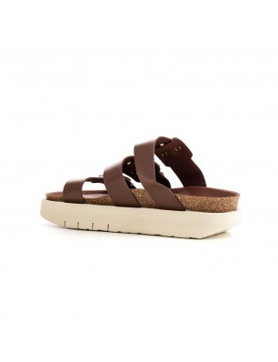 Genuins sandales vegan marron