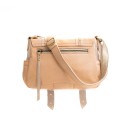 Mila Louise sac besace en cuir nude