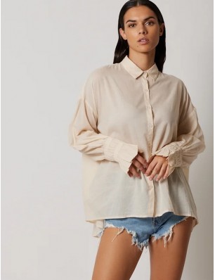 Not Shy chemise ample en coton beige