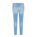 Mos Mosh jeans slim bleu delavé