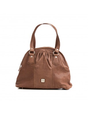 Mila Louise sac en cuir marron