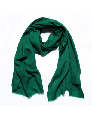 Pashmina cachemire vert...