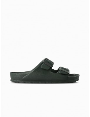 Genuins mules en PVC kaki