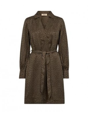 Mos Mosh robe kaki a motifs...