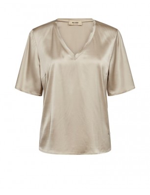 Mos Mosh Top en satin irisé