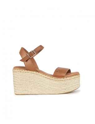 Popa sandales plateforme camel