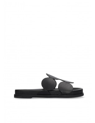 Bibi Lou mules en cuir noir