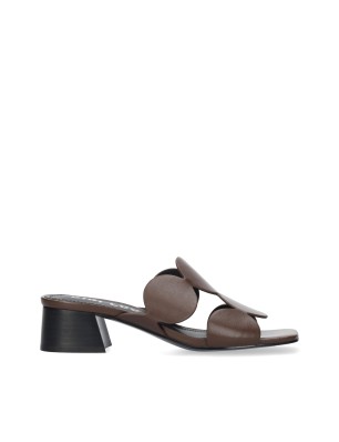 Bibi Lou mules en cuir Marron