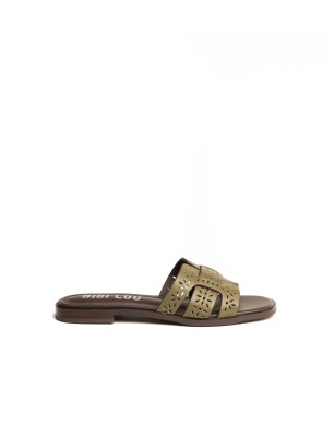 Bibi Lou claquettes en cuir...