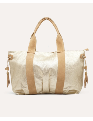 Mila Louise sac shopping doré