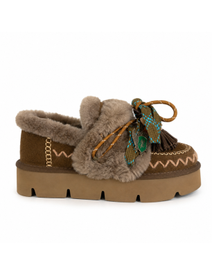 Nan-Ku mocassins en daim...