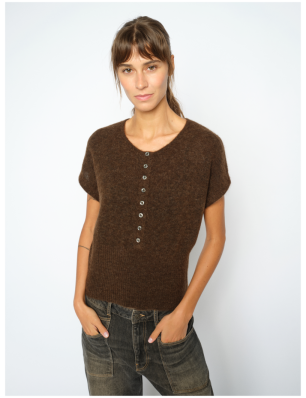Mosmosh pull marron...
